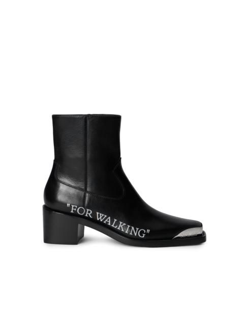 Off-White For Walking Texan Ankle Boots