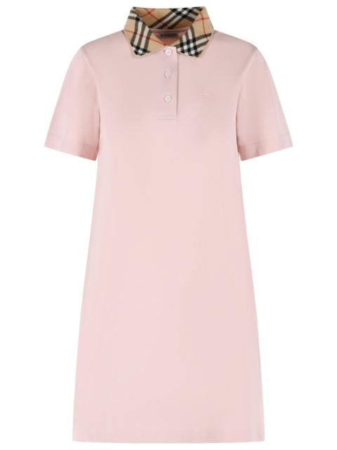 Burberry Burberry 'Iris' Pink Cotton Polo Shirt Women