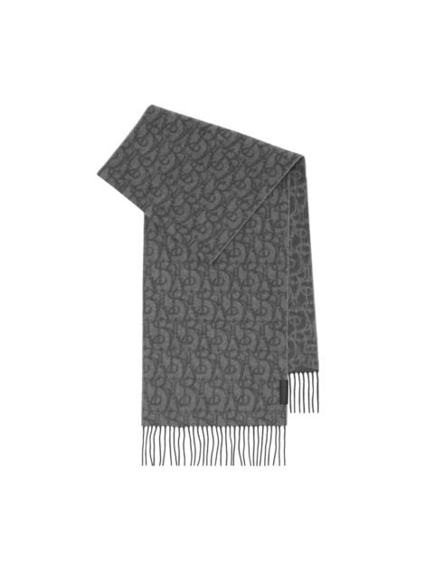 Burberry burberry B Charm Cashmere Scarf in Iron Grey at Nordstrom