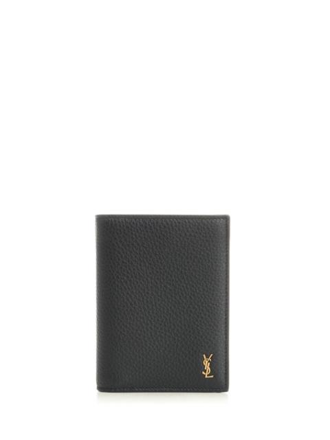 SAINT LAURENT Saint Laurent Men "Tiny Cassandre" Card Holder