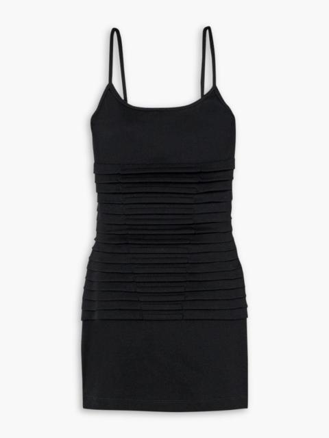 Dion Lee Ribbed cotton-jersey mini dress