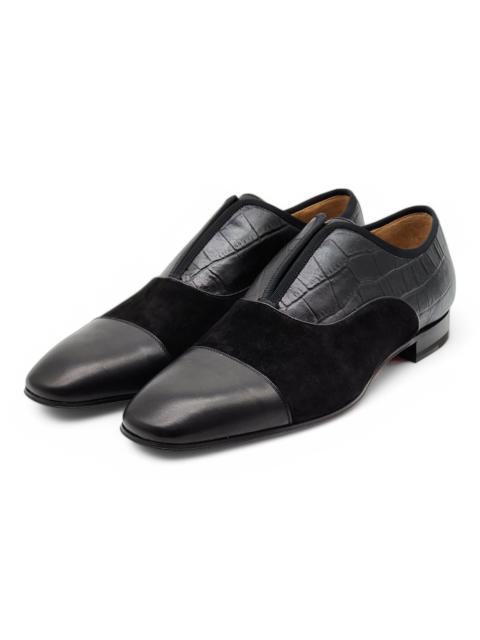 Christian Louboutin Alpha Male Leather Oxford Shoes - Black - EU 42 / US 9