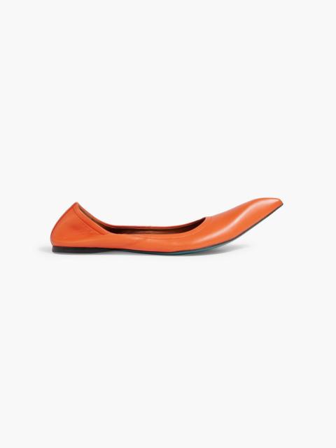 Marni Leather point-toe flats