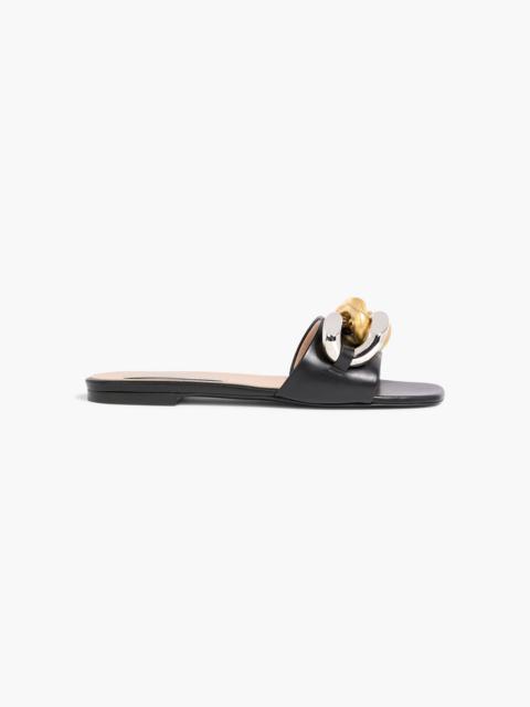 Stella McCartney Falabella chain-embellished slides