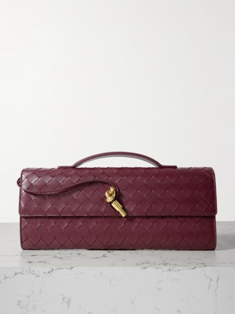 Bottega Veneta Long Andiamo Intrecciato Leather Clutch