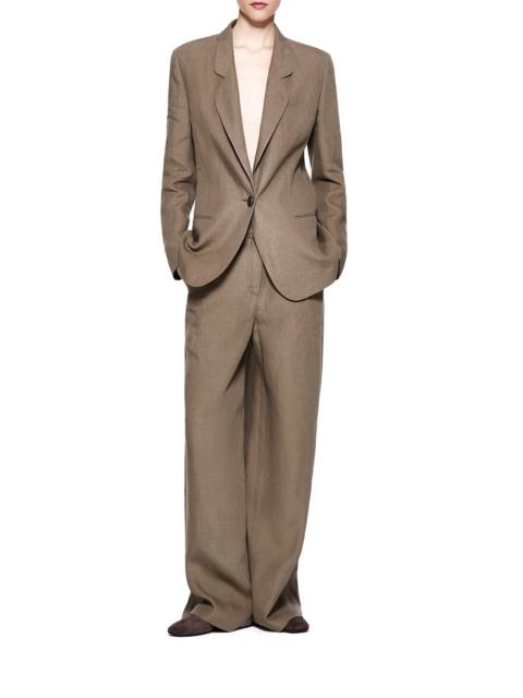 GIORGIO ARMANI TAILORED LINEN TROUSERS