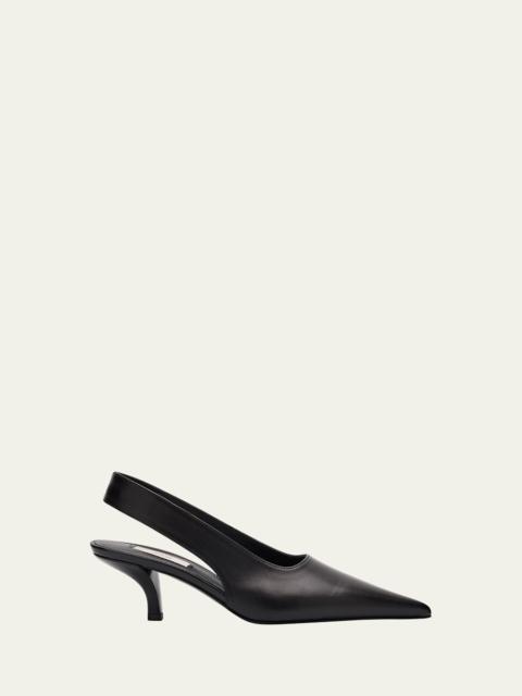 TOTEME Leather Slingback Pumps