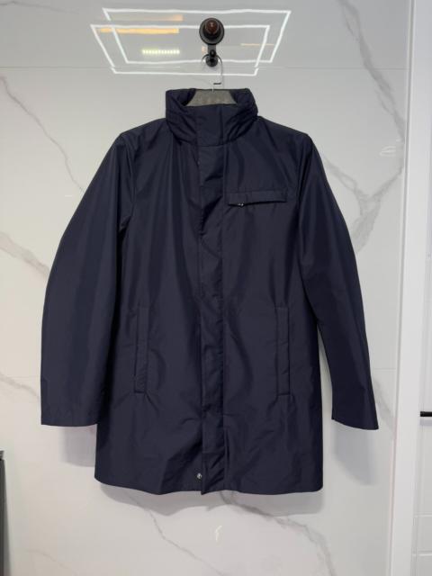 Prada Prada Navy Blue Hooded Parka