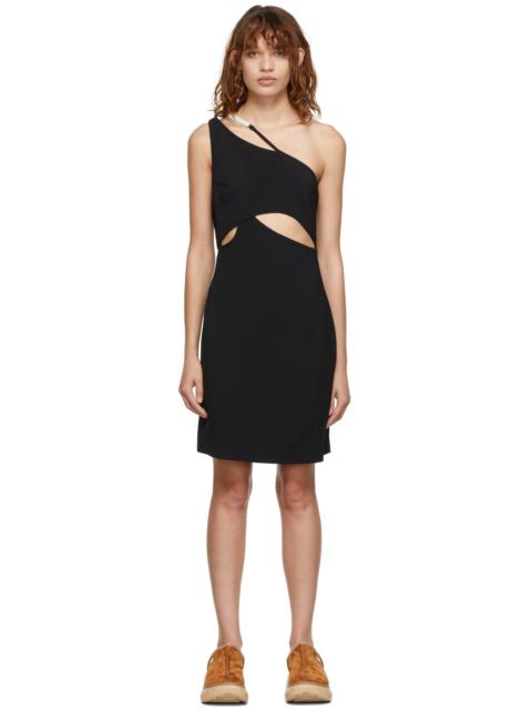 Givenchy Black Asymmetric Cocktail Dress