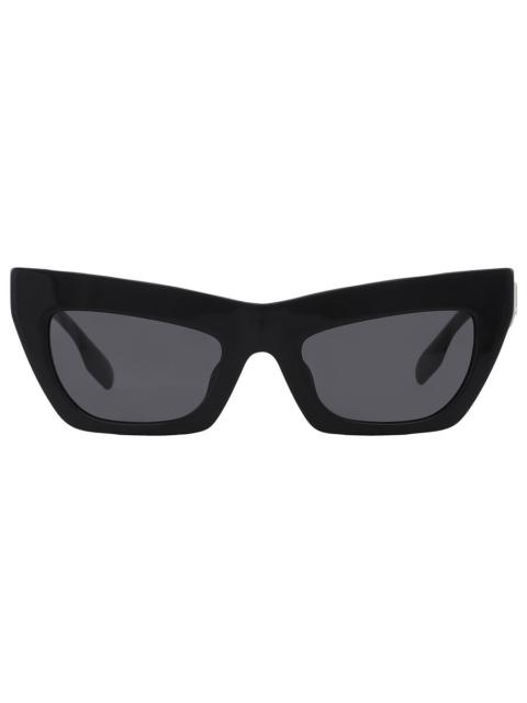 Open Box - Burberry Dark Grey Cat Eye Ladies Sunglasses BE4405F 300187 51