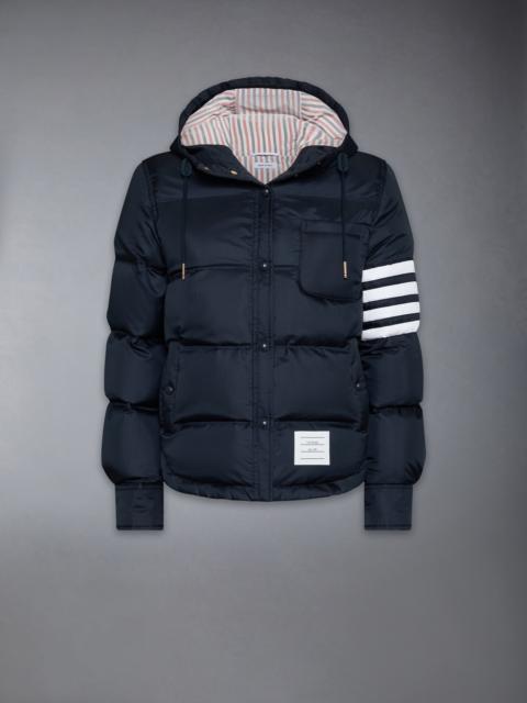 Thom Browne SHINY RIPSTOP LIGHTWEIGHT DOWN FILLED 4-BAR JACKET