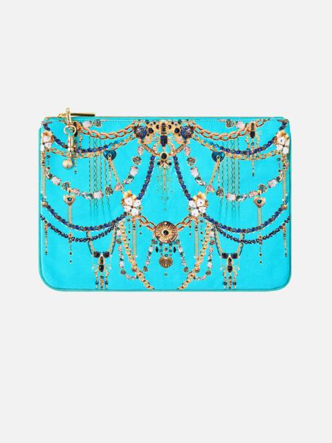 CAMILLA SMALL CANVAS CLUTCH