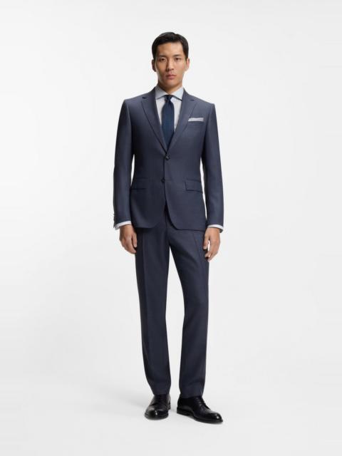 BOSS TWO-PIECE SLIM-FIT SUIT IN VIRGIN WOOL AND SILK