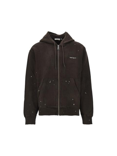 Carhartt WIP Carhartt WIP Painter Full-Zip Hoodie Brown