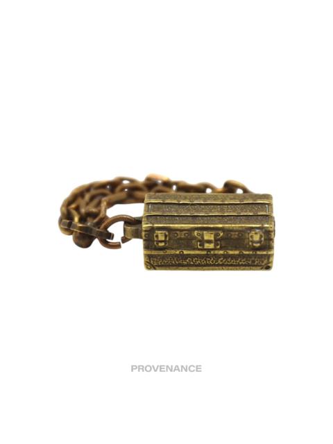 Louis Vuitton Louis Vuitton Trunk Keychain Charm - Solid Aged Brass