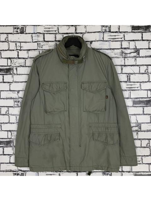 Other Designers Alpha Industries × Designer × Vintage - Vintage Alpha Industries Jacket Filed Jacket Size Medium