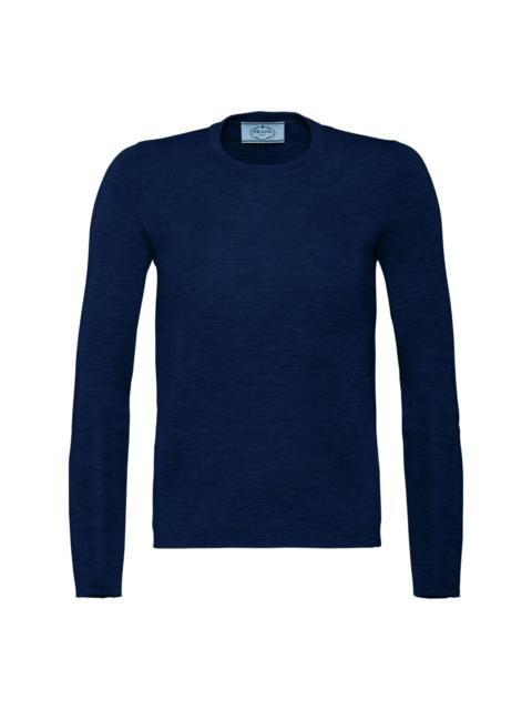 fine-knit jumper