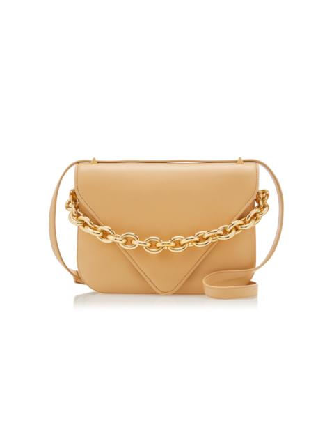 Bottega Veneta The Mount Large Leather Shoulder Bag neutral