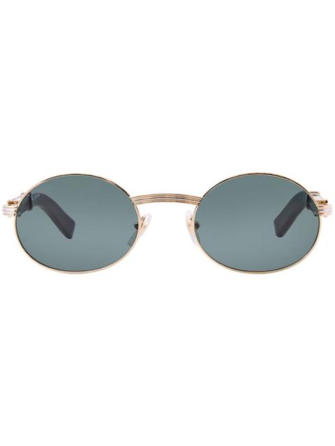 Cartier Cartier Premiere de Cartier Green Round Men's Sunglasses CT0464S 003 53