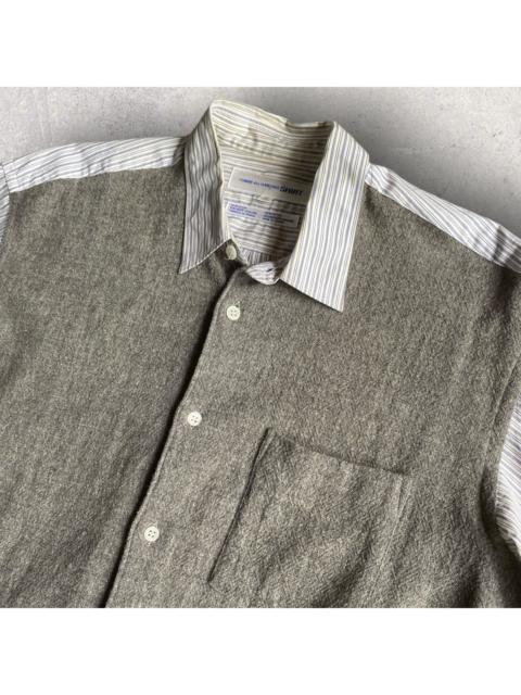 Comme des Garçons SHIRT Vintage 90’s Front Laine Wool Stripe Oversize Shirt