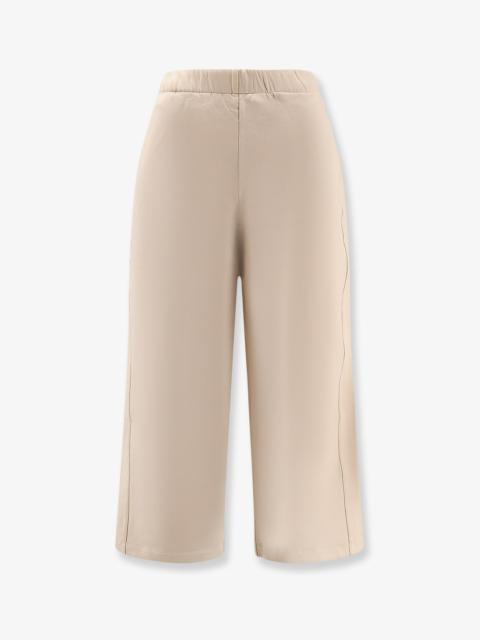 Max Mara Max Mara Filovia Silk and Cotton Jogger Trousers Beige