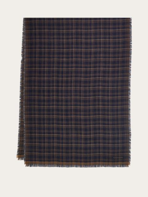 FERRAGAMO Cashmere and silk scarf