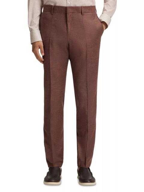 BOSS Melange Solid Slim Fit Suit Pants