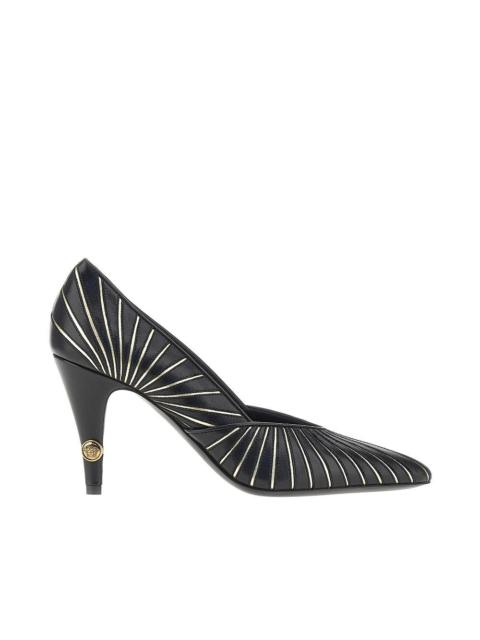 VERSACE Versace Gianni Nappa Leather Pumps Black Women