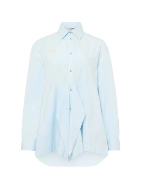 JW Anderson PEPLUM DRAPE SHIRT