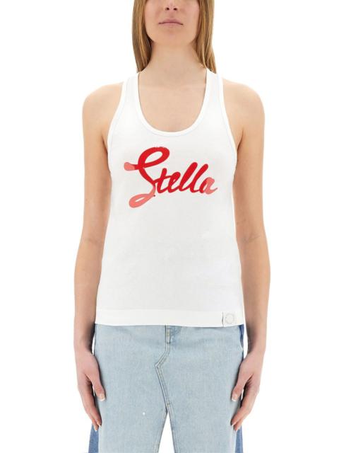 TOP WITH LOGO PRINT