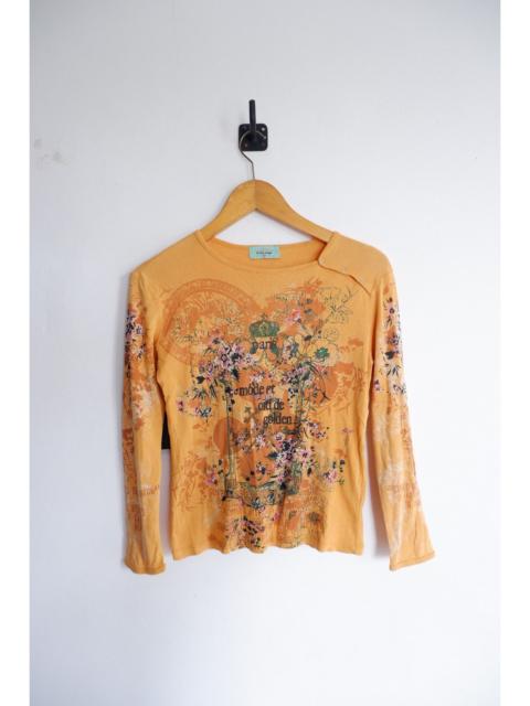 Hysteric Glamour 2000s - To The Angel Poem Long Sleeve Tshirts