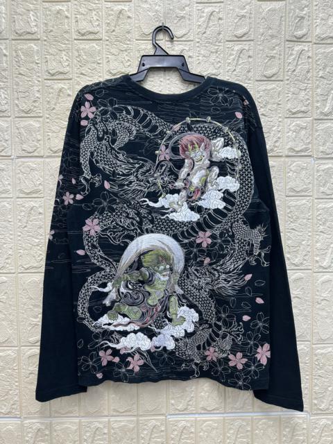 Other Designers Rare - Karakuri Tamashi Sukajan Overprint Embroidery Shirt-GR63