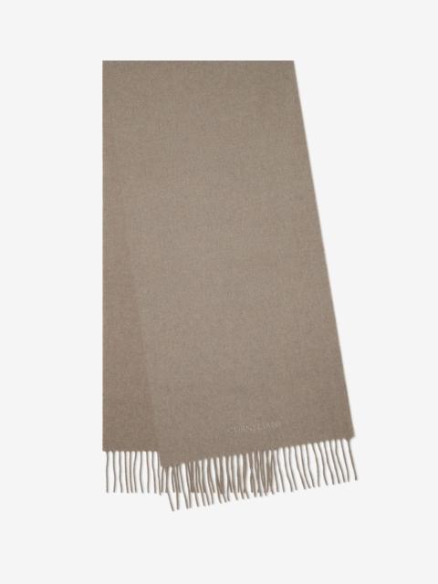 CORNELIANI Beige pure cashmere scarf