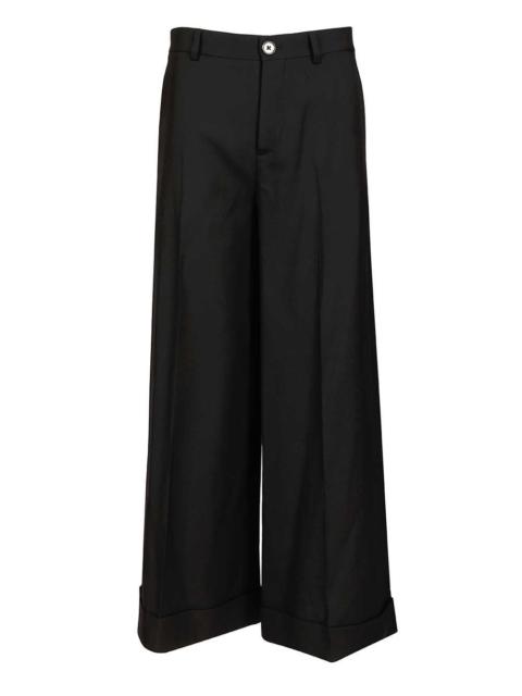 CELINE Celine Women Wool Gabardine Dock Trousers