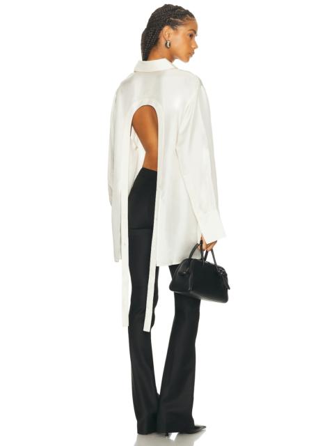 RÓHE Deconstructed Silk Top