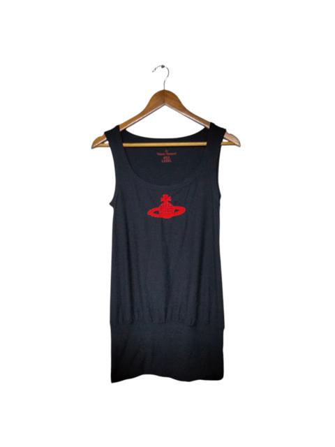 Vivienne Westwood embroidery logo sleeveless dress