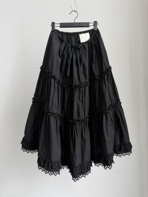 Junya Watanabe Junya Watanabe 2001 Lace Tiered Skirt