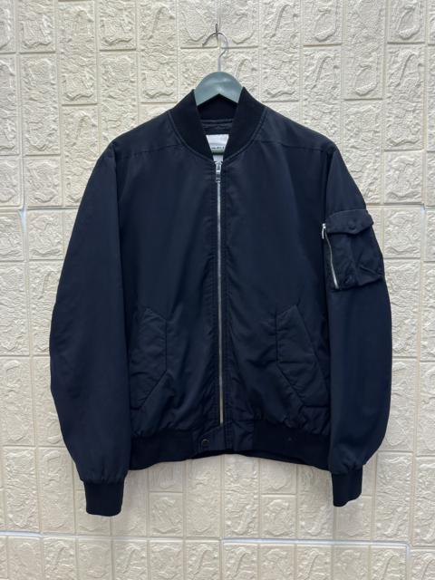 Other Designers Andew - Andew Black Bomber Jacket (GR59)