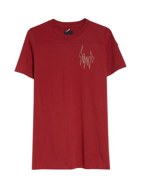 Moncler Moncler x Rick Owens Girder Cotton T-Shirt in Red at Nordstrom