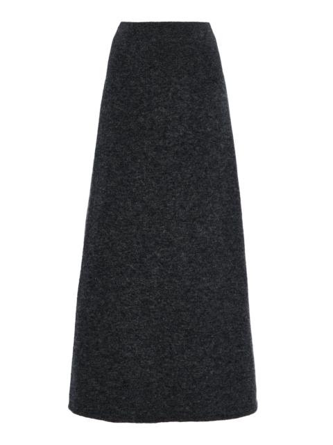 CLOSED Easy Knit Maxi Skirt grey