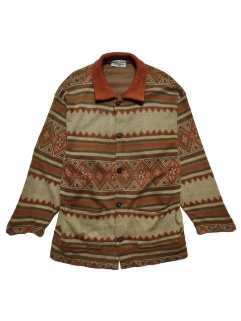 Other Designers Japanese Brand - Vintage Spario Uomo Japan Aztec Tribal Jacket