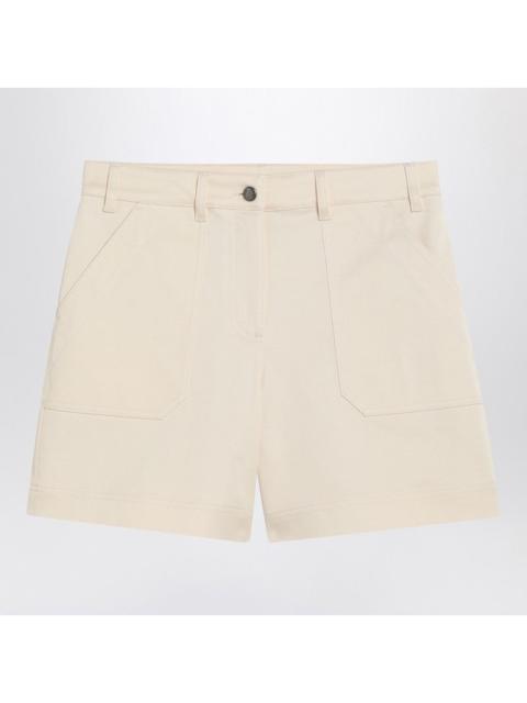 Moncler Moncler Short White In Cotton Women