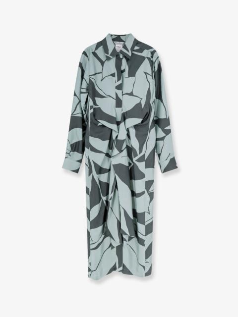 Max Mara Max Mara Mxmrobinia Printed Silk Dress