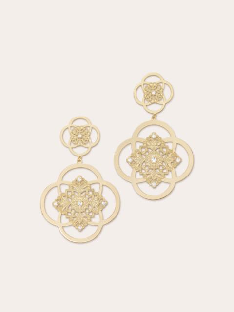 RAMY BROOK Anya Medallion Drop Earrings