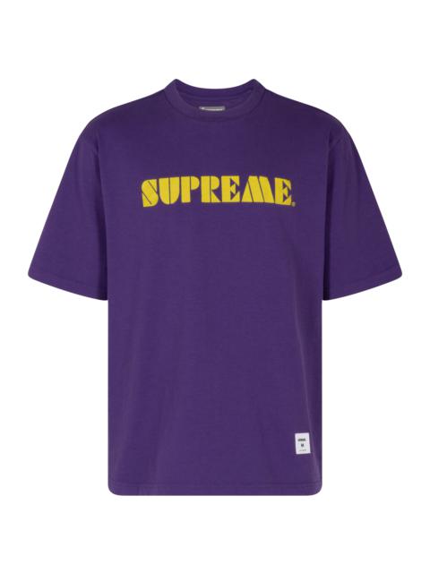 Supreme Stencil Embroidered S/S Top