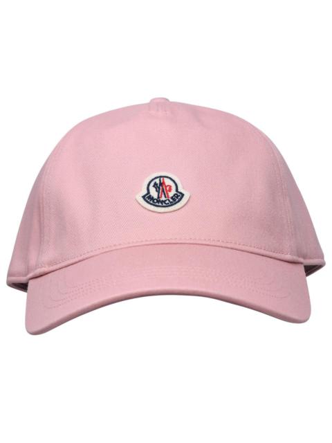 Moncler Woman Moncler Pink Cotton Hat