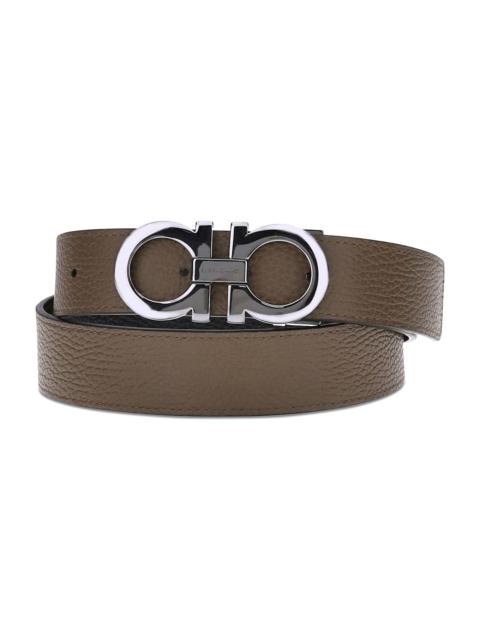 FERRAGAMO Reversible Leather Belt