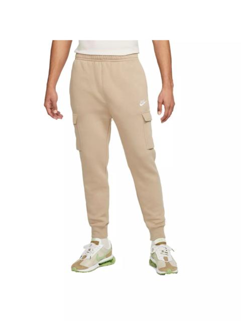 Nike Men's Sportswear Club Fleece Cargo Pants-Khaki