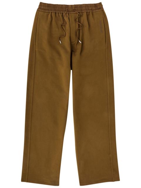 SAINT LAURENT Logo-embroidered cotton sweatpants