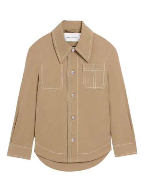 AMI Paris buttoned worker jacket